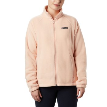 Columbia Benton Springs Full Zip Fleece, Chamarras Rosas Para Mujer | 403286-NGP